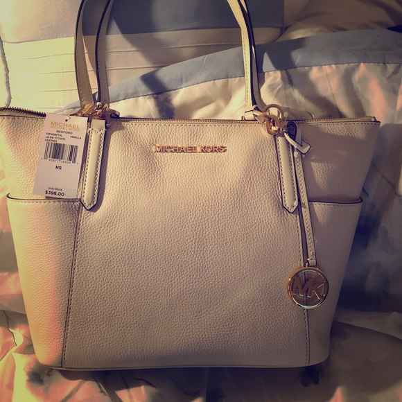 Sale! Michael Kors Vanilla Bedford Tote NWT